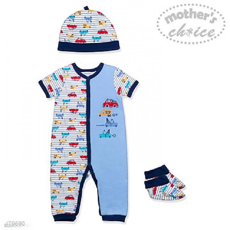Mother'S Choice Baby 3-Piece Grower, Hat & Booties Set – IT9690