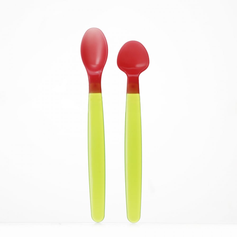 Mumlove Baby Feeding Heat Sensitive Temperature Color Change Silicone Spoon Sets - Bpa Free D6315 - image 2