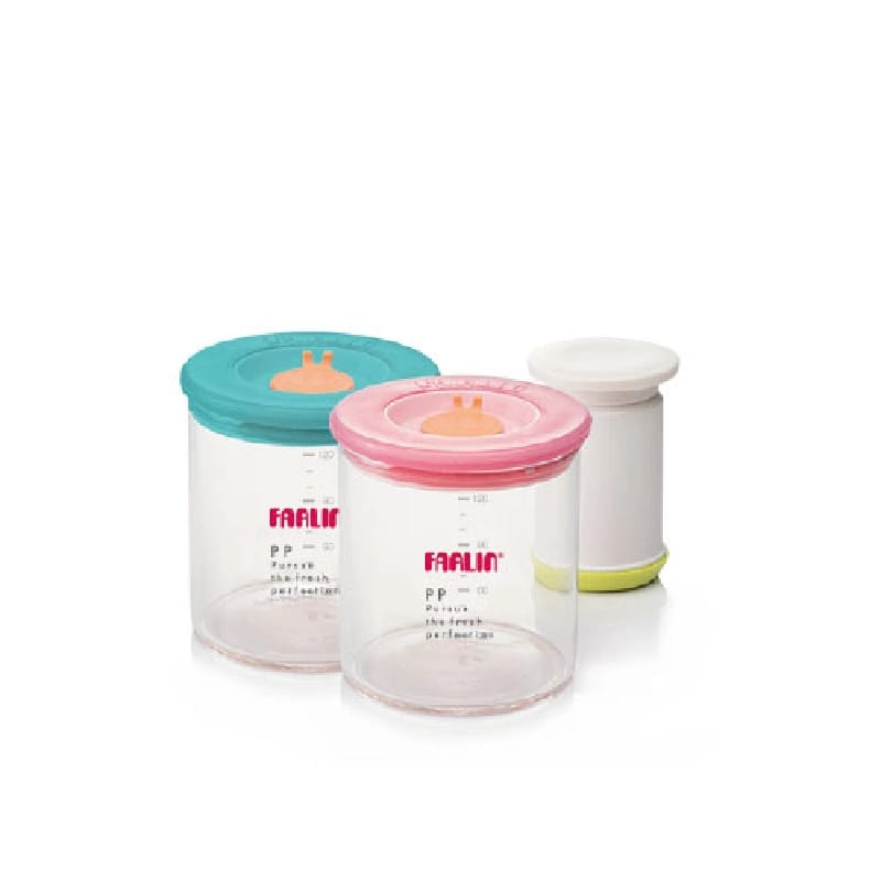 Farlin PP Vacuum Storage Canister – 2 × 210ml