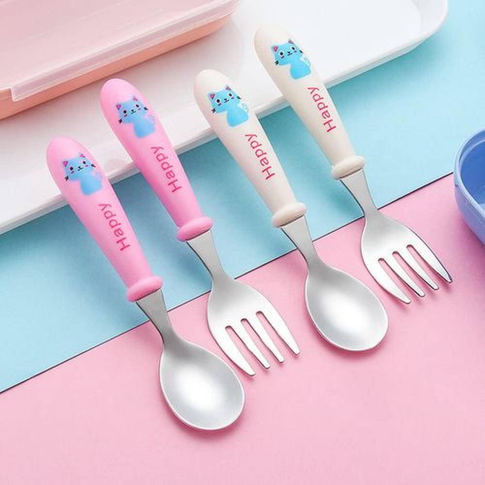 Mumlove Baby Feeding Training Fork & Spoon Set D6303-14 - image 2