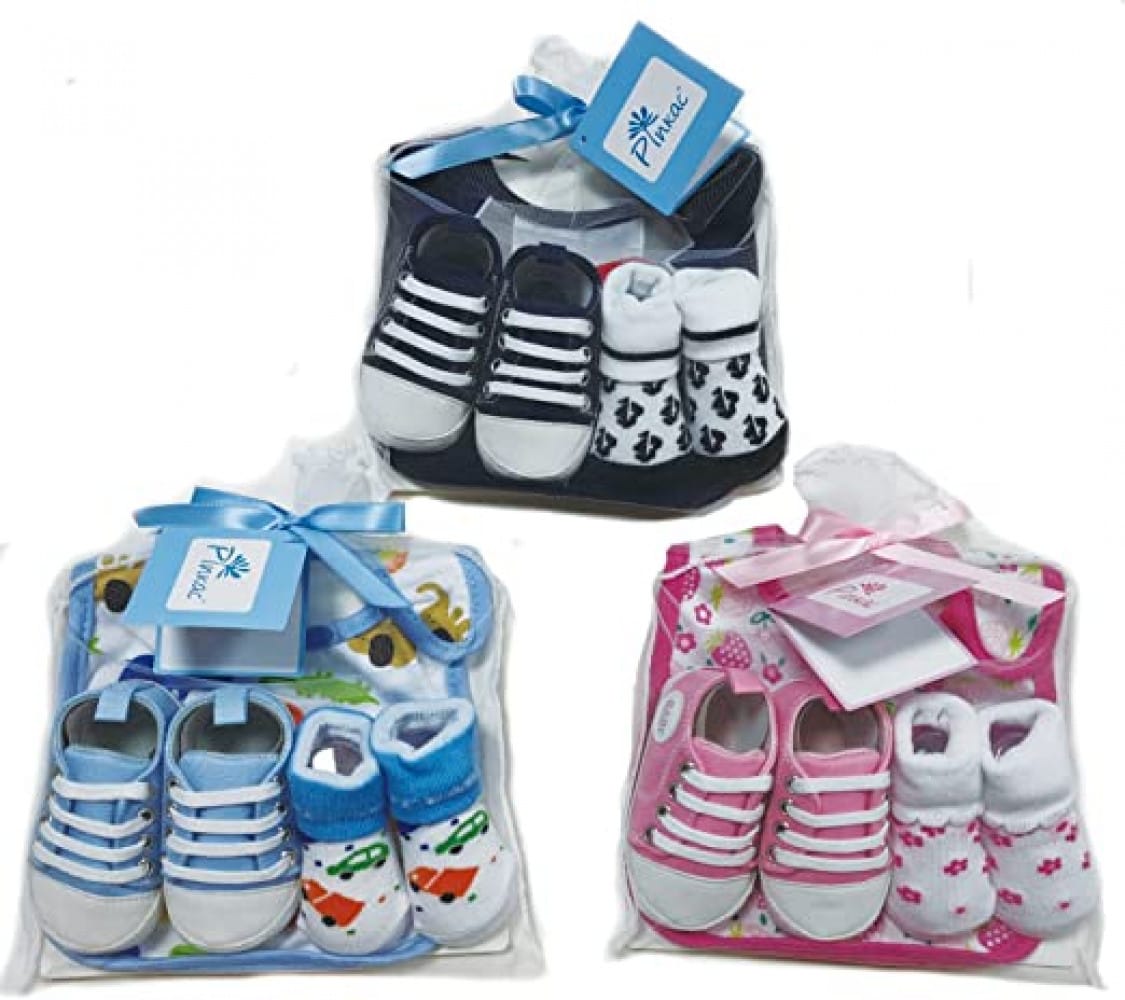 Pinkacs Fabulous Baby Bib, Shoes & Socks Gift Set - image 2