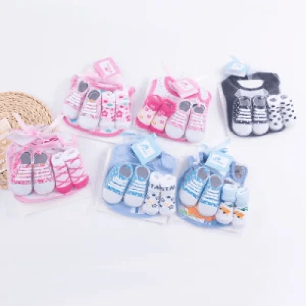 Pinkacs Fabulous Baby Bib, Shoes & Socks Gift Set - image 4