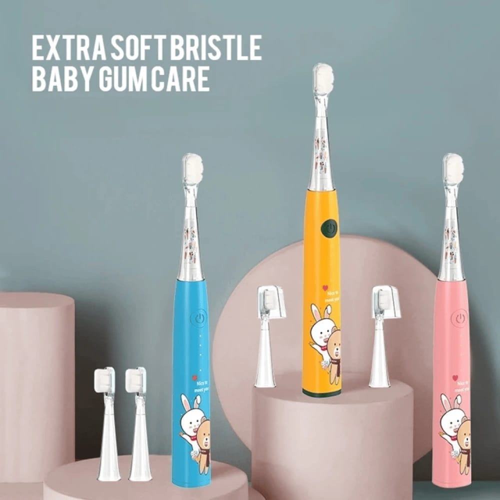 Kids Ultrasonic Electric Toothbrush – 3–12 Years, Type-C Rechargeable - image 1