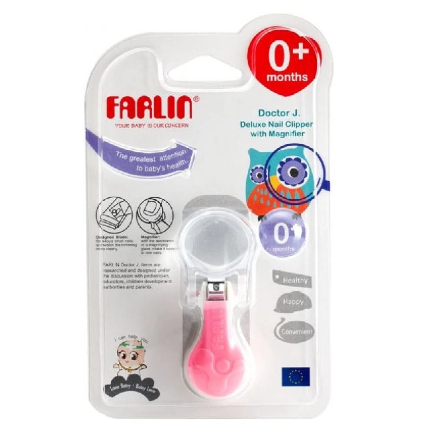 Farlin Deluxe Baby Nail Clipper With Magnifier BC-50006 - image 2