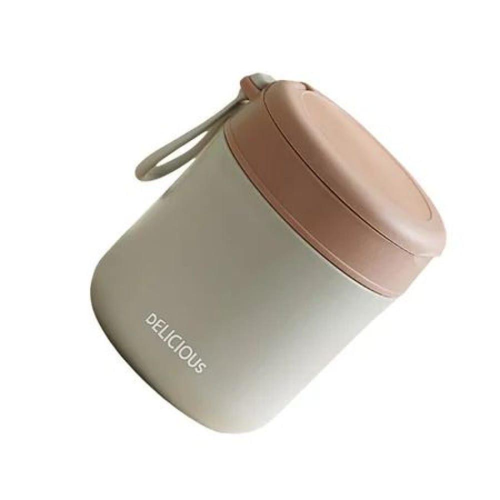 430ml Stainless Steel Insulated Food Container With Spoon - image 3