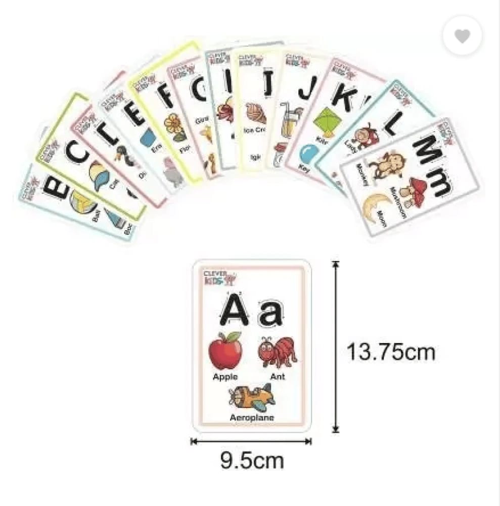 Ratna 12 Double-Sided Educational Flash Cards – 2+ Years - image 1