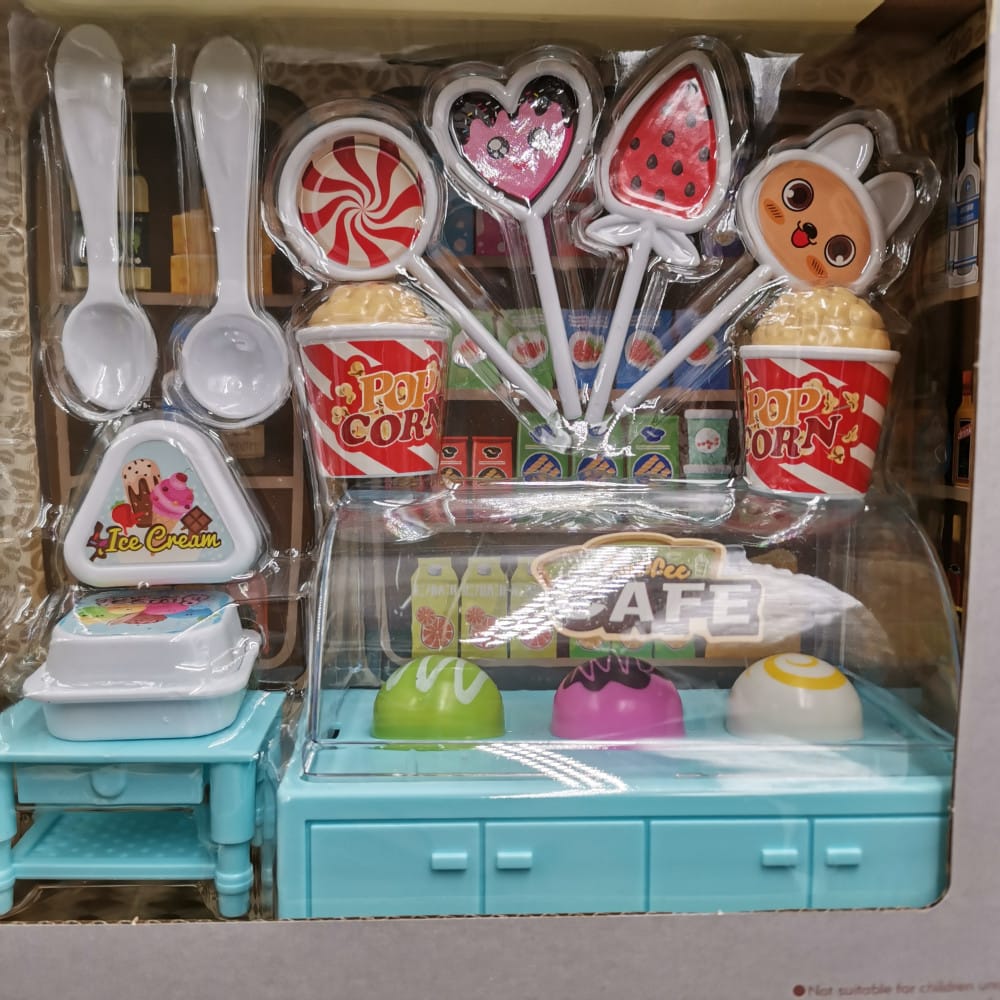 Pretend Toy Coffee Machine & Cafe Play Set For Kids - image 2