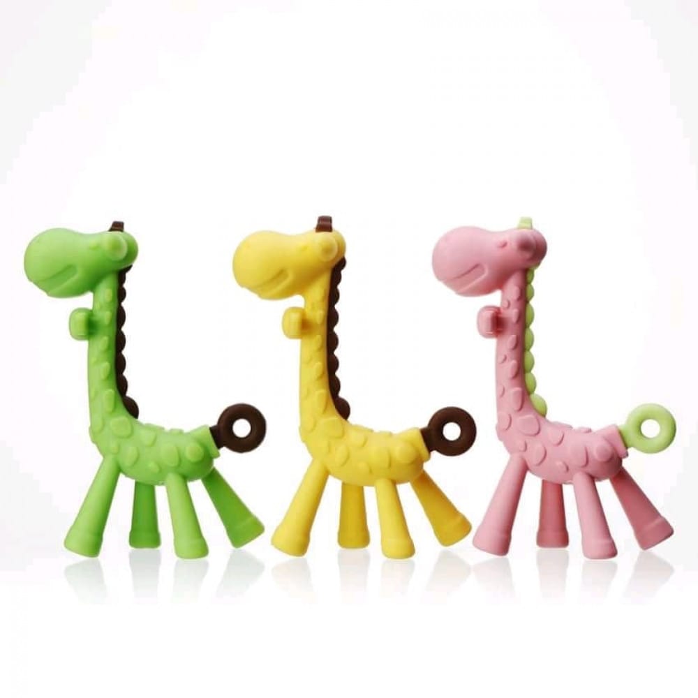 Mumlove Newborn Baby Silicone Giraffe Teether A6119-2 - image 2