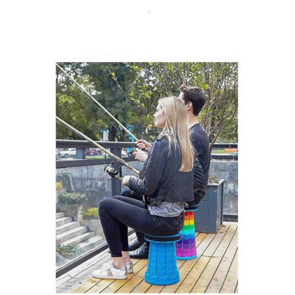 Outdoor Collapsible Telescopic Folding Stool – 150kg - image 3