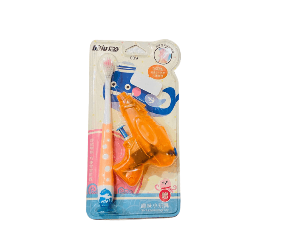 Kids Toothbrush With Water Gun Toy - image 1