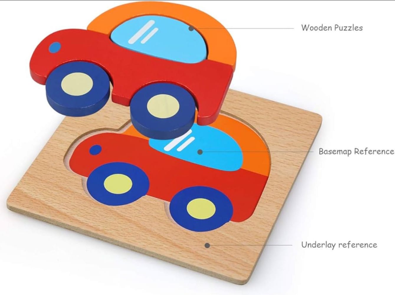 Wooden Cartoon Early Educational Toy For Toddlers - image 2