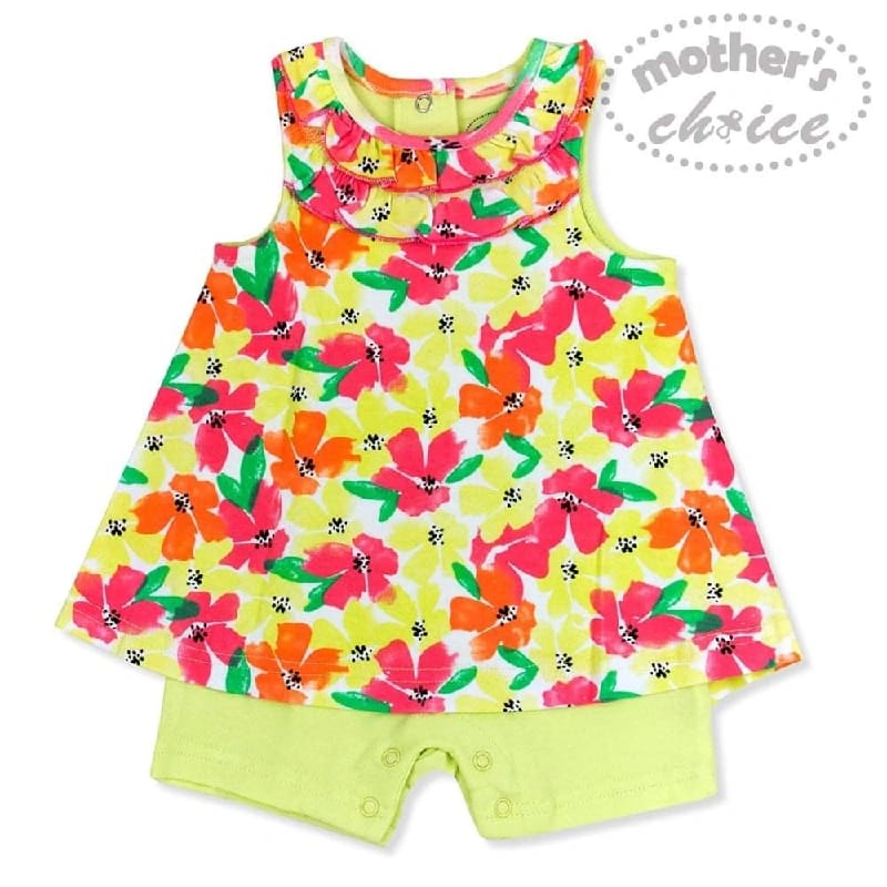 Mother'S Choice Floral Half Jumpsuit Set IT1090 - image 1