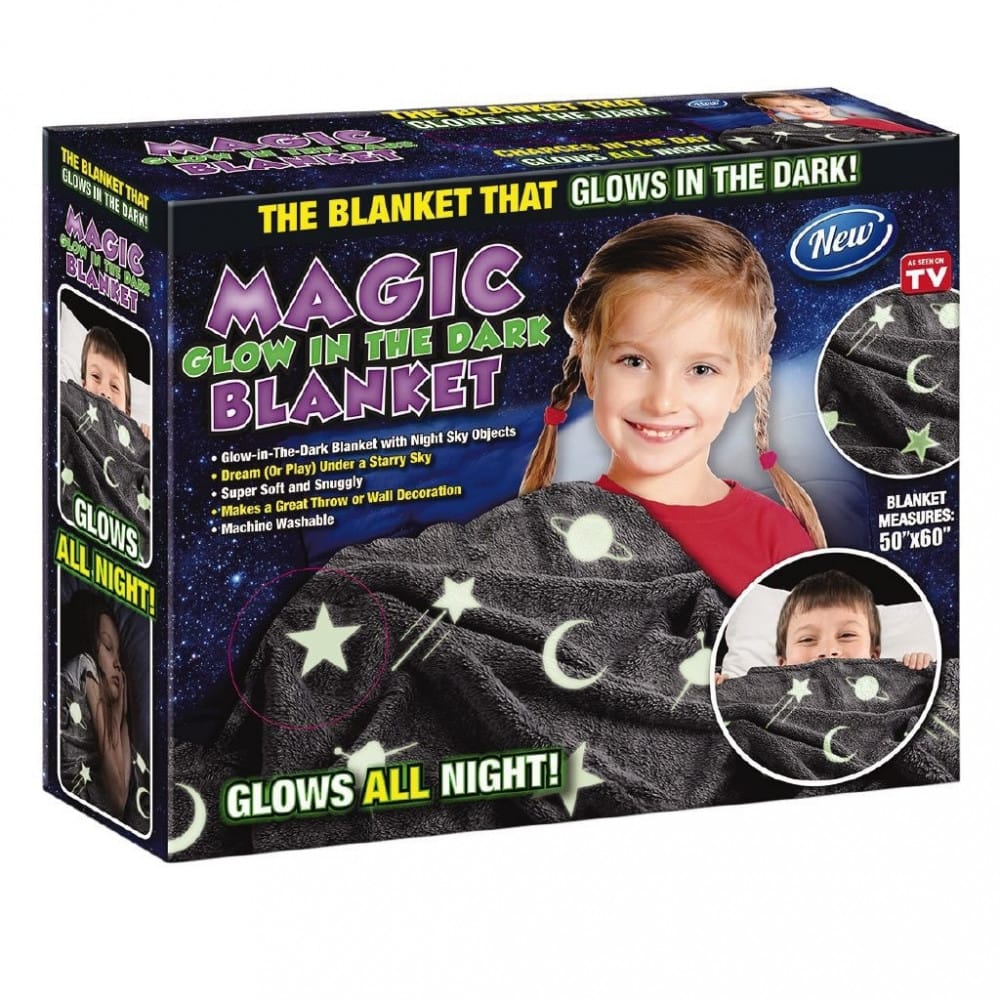 Magic Glow-In-The-Dark Starry Sky Blanket – 50 × 60 Inches - image 3