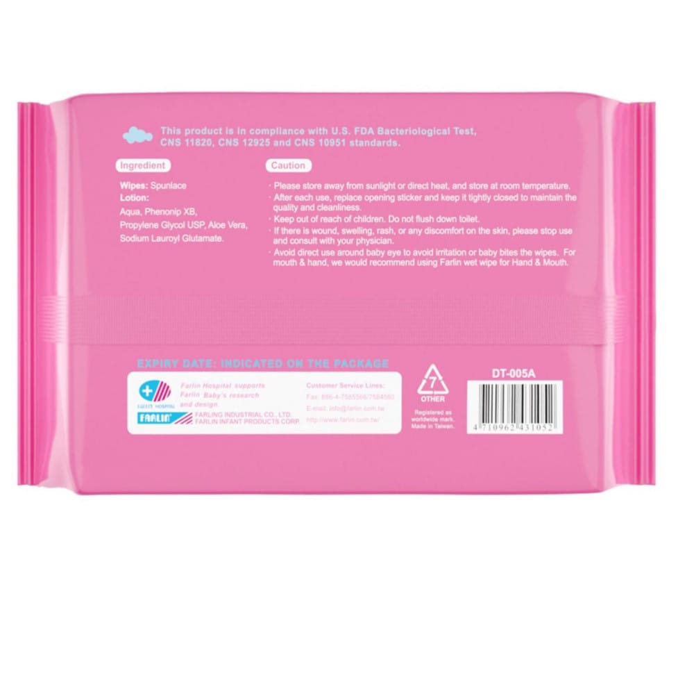 Farlin Moisturizing Baby Wet Wipes – 35 Pcs - image 2