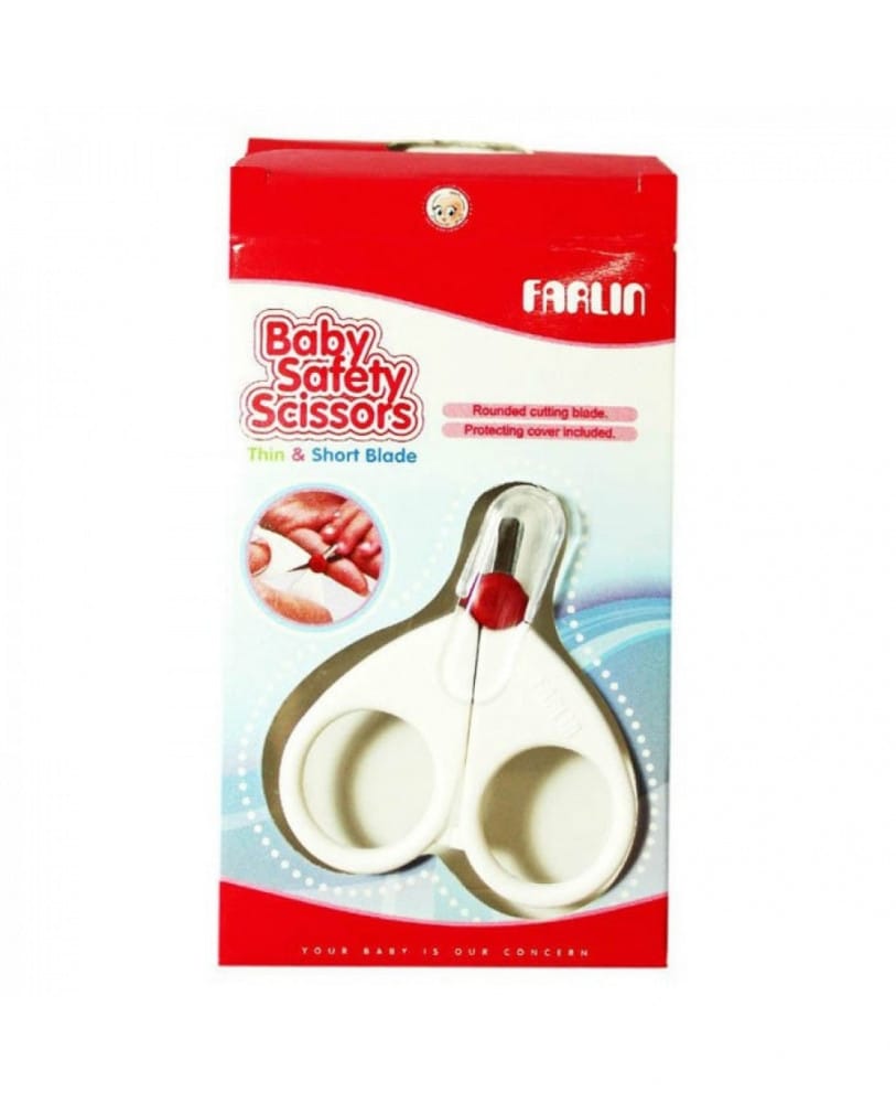 Farlin Baby Safety Scissors Thin Short Blade BF-160B - image 1