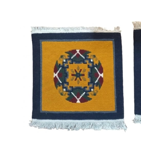 Handknotted/Handmade Nepali Woolen Carpet/Galaicha For Car, Taxi, Sofa -1 Set - image 2