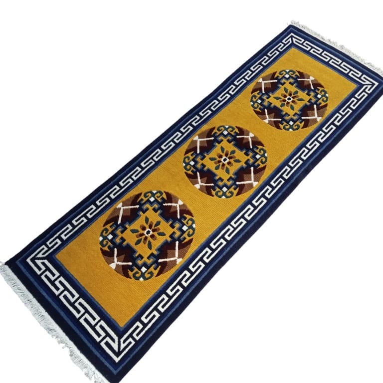 Handknotted/Handmade Nepali Woolen Carpet/Rug 60 Knots 2.00 Ft X 6.00 Ft - image 3