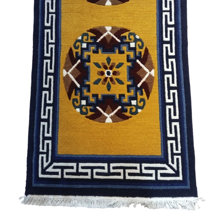 Handknotted/Handmade Nepali Woolen Carpet/Rug 60 Knots 2.00 Ft X 6.00 Ft - image 4