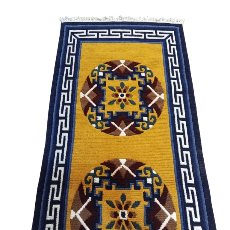 Handknotted/Handmade Nepali Woolen Carpet/Rug 60 Knots 2.00 Ft X 6.00 Ft - image 5