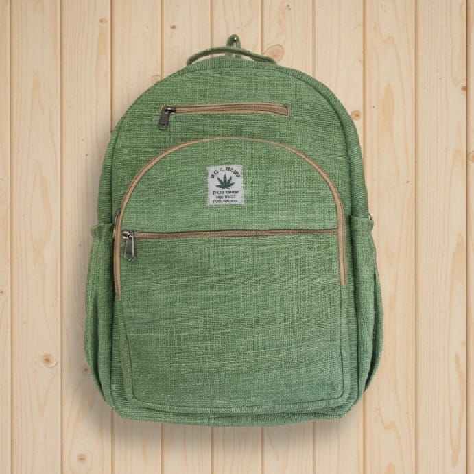 Organic Hemp Backpack: 30x42x13cm Vintage Style For Everyday Use - image 1