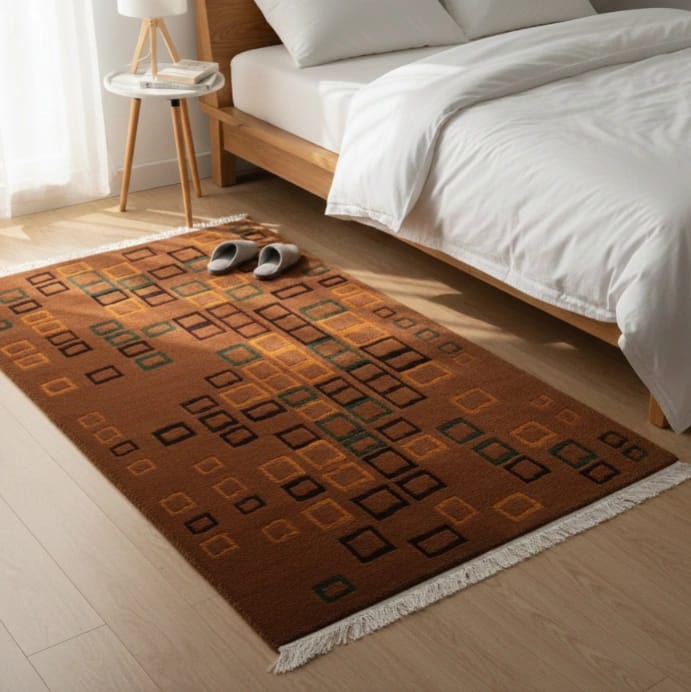 Modern Nepali Hand-Knotted Galaicha - 60 Knots, 94x157Cm - image 3