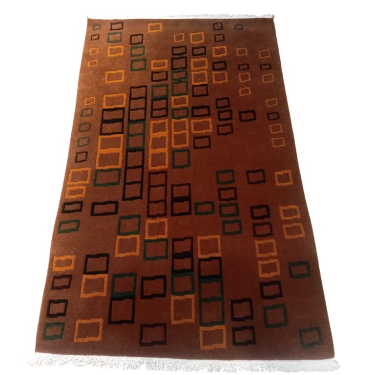 Modern Nepali Hand-Knotted Galaicha - 60 Knots, 94x157Cm - image 2