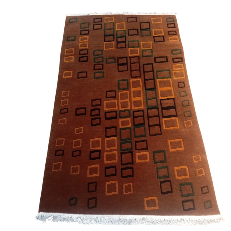 Modern Nepali Hand-Knotted Galaicha - 60 Knots, 94x157Cm - image 1