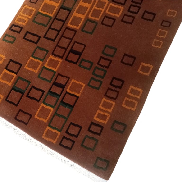 Modern Nepali Hand-Knotted Galaicha - 60 Knots, 94x157Cm - image 5