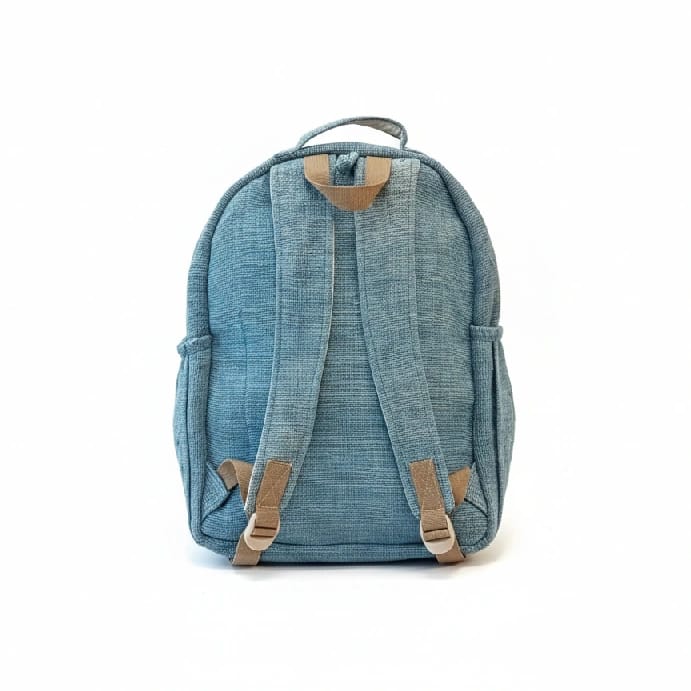Organic Hemp Backpack: 30x42x13cm Vintage Style For Everyday Use - image 3