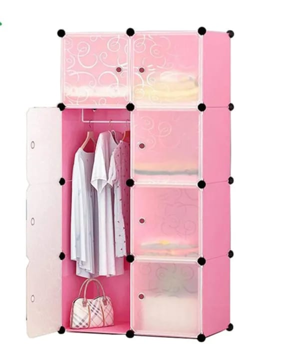 Plastic 8 Cube Organizer, Wardrobe Closet Organizer for Clothes - image 3