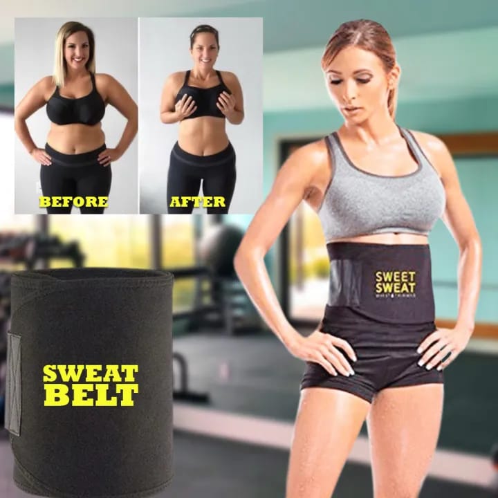 The Belt That Makes You Sweat Great For Men And Women Sweat Belt Premium Waist Trimmer - image 2