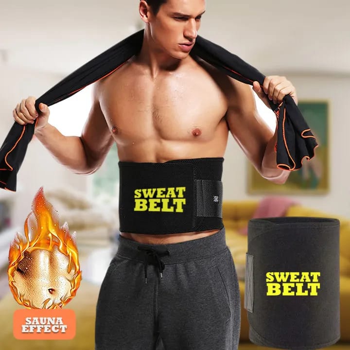 The Belt That Makes You Sweat Great For Men And Women Sweat Belt Premium Waist Trimmer - image 1