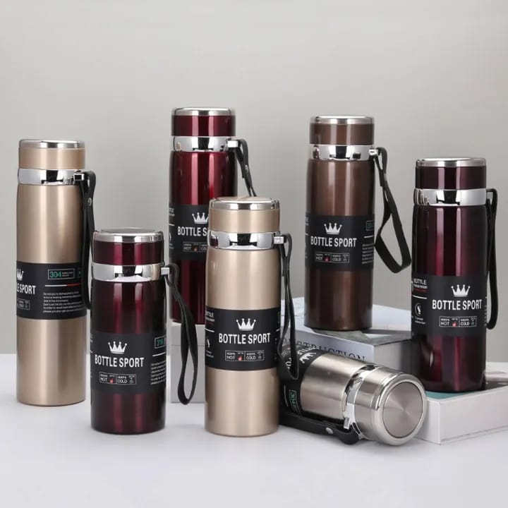 Stainless Steel Water Bottle for Men Women Kids | Thermos Flask | Reusable Leak-Proof Thermos 800ml - image 1