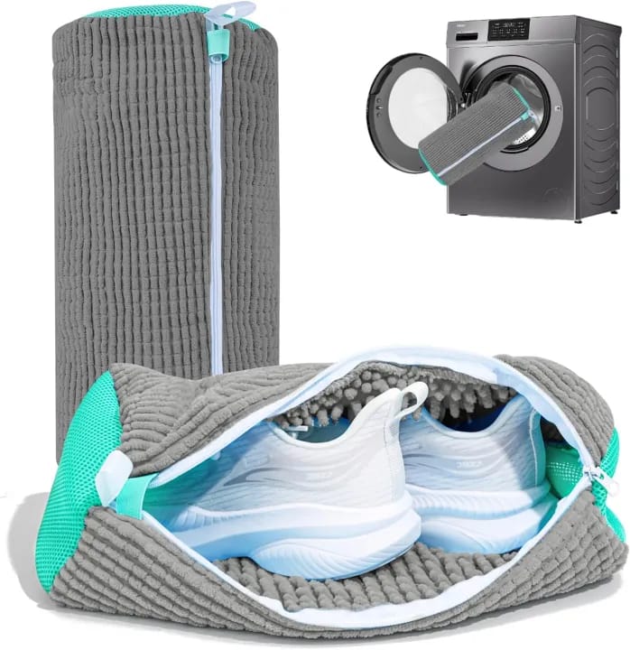 Shoe Washing Machine Bag,Shoe Laundry Bags Reusable Shoe Cleaning Bag for All Shoe Sizes - image 3