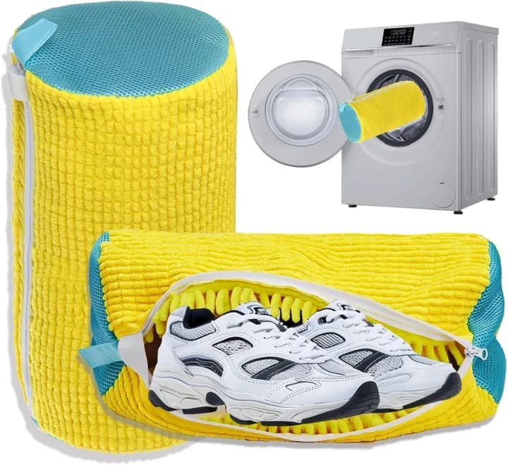 Shoe Washing Machine Bag,Shoe Laundry Bags Reusable Shoe Cleaning Bag for All Shoe Sizes - image 2