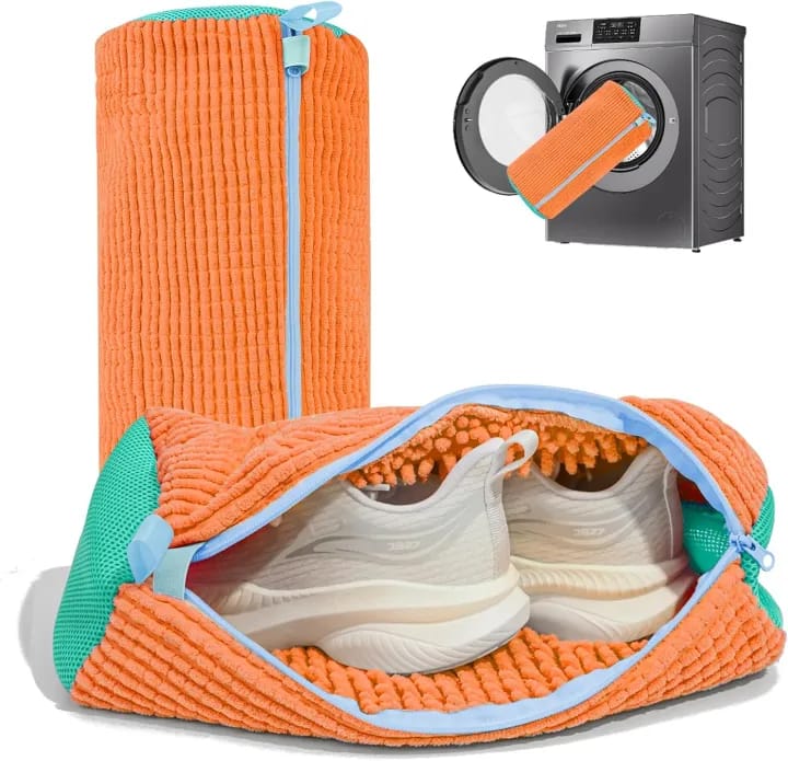 Shoe Washing Machine Bag,Shoe Laundry Bags Reusable Shoe Cleaning Bag for All Shoe Sizes - image 4