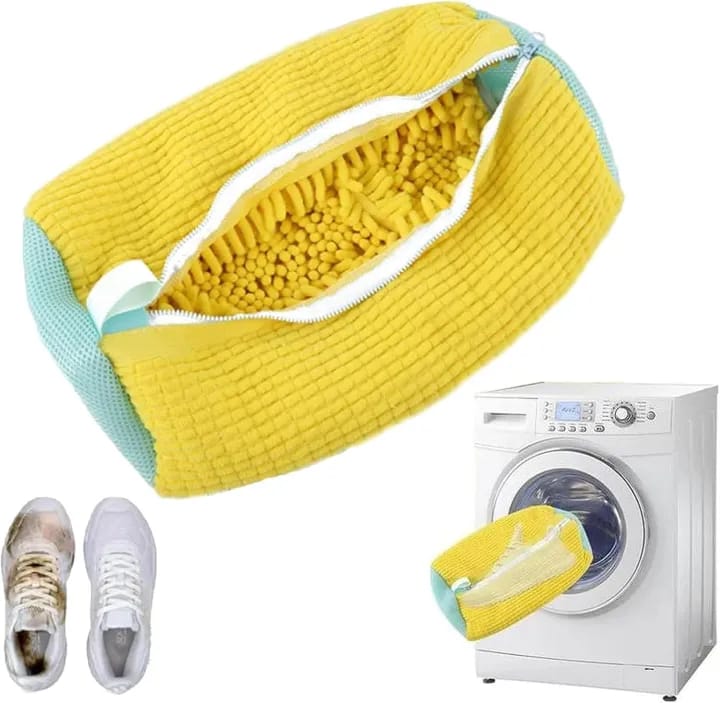 Shoe Washing Machine Bag,Shoe Laundry Bags Reusable Shoe Cleaning Bag for All Shoe Sizes - image 5