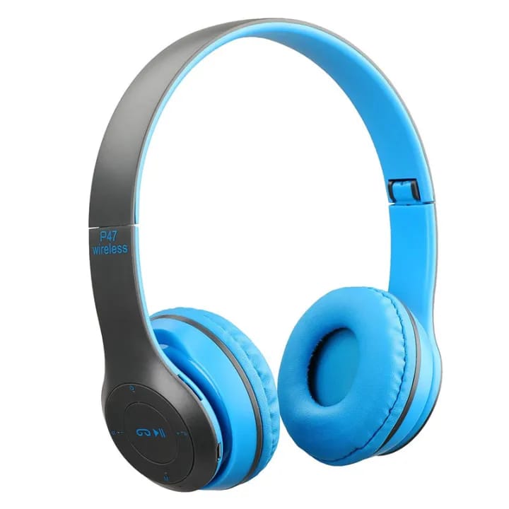 Wireless Bluetooth Headphone P47 Compatible with Apple & Android, Built-in Microphone, FM Radio - image 5