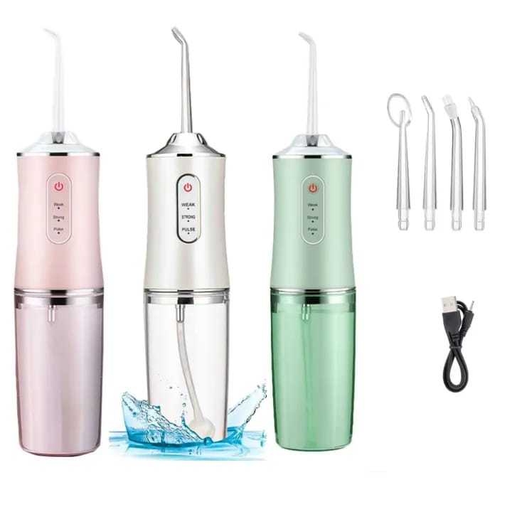 Dental Water Flosser Portable Oral Irrigator Dental Water 3 Modes Teeth Cleaner Toothbrush Oral Hygiene Clean USB Rechargeable - image 2