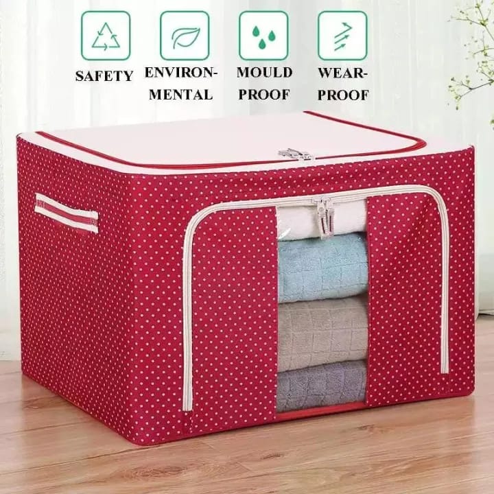 Storage Box Foldable Large Capacity Oxford Cloth Clothes Sundries Organizer Case For Household - Storage Box | - image 4