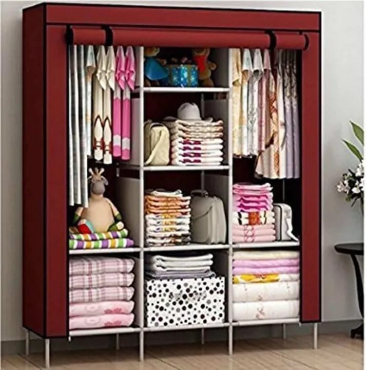 Multipurpose Portable Storage Wardrobe Foldable, Collapsible Wardrobe Organizer for Clothes - image 1