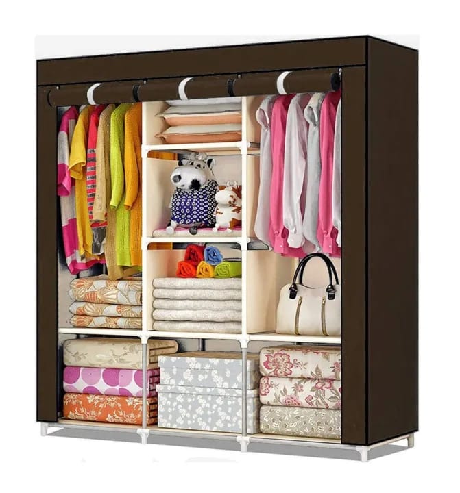 Multipurpose Portable Storage Wardrobe Foldable, Collapsible Wardrobe Organizer for Clothes - image 5