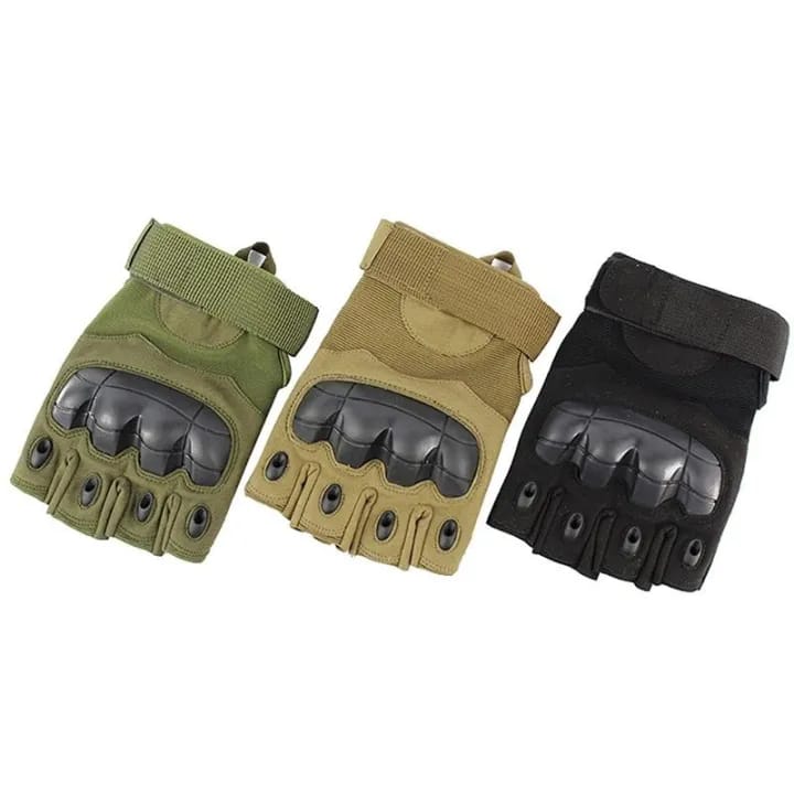 Half Finger Men Gloves Half Finger Cycling Outdoor Tactical Men Gloves - image 5