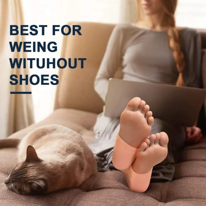 Anti Crack Silicone Half Gel Heel And Foot Protector Moisturizing Socks Heel Support - image 3