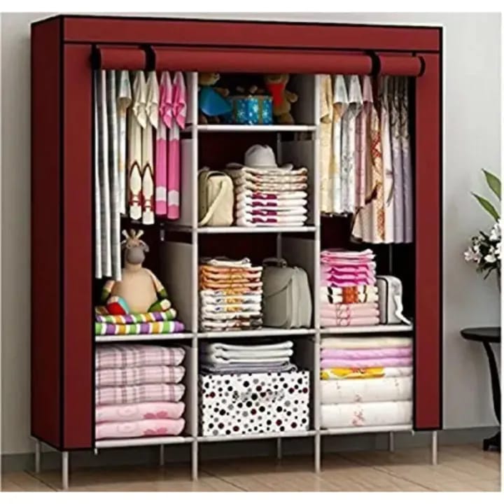 Combo Of Wardrobe Clothes Rack + Portable 6 Layer Shoe Rack - image 4