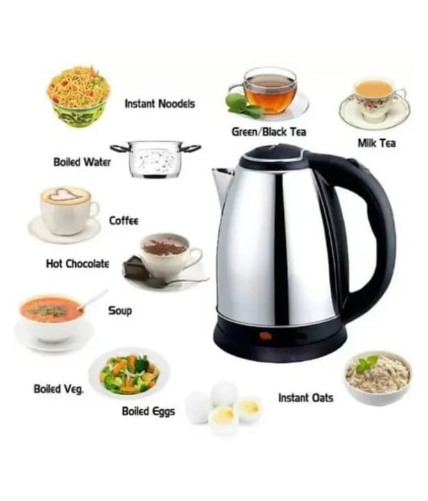 Stainless Cordless Automatic Electric Kettle 2.0 L - image 1