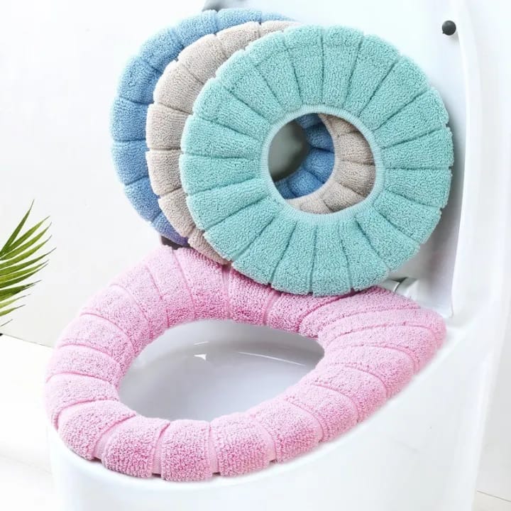 Warm Soft Washable Toilet Seat Cover Mat Set for Home Decor Closestool Mat Seat Case Toilet Lid Cover Accessories - image 4