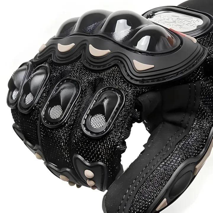 Probiker Protective Full Finger Gloves Anti-Skid Surface Breathable Bike Riding Glove - Black - image 3