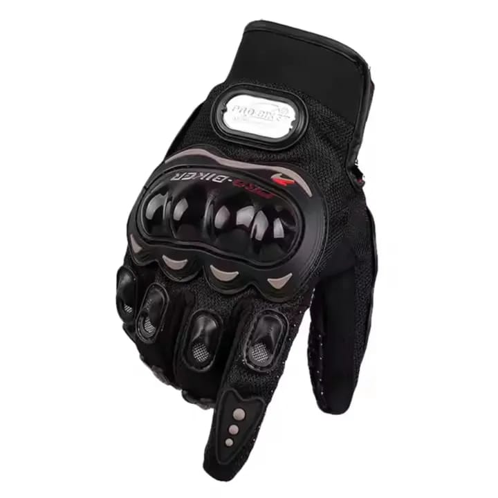 Probiker Protective Full Finger Gloves Anti-Skid Surface Breathable Bike Riding Glove - Black - image 4