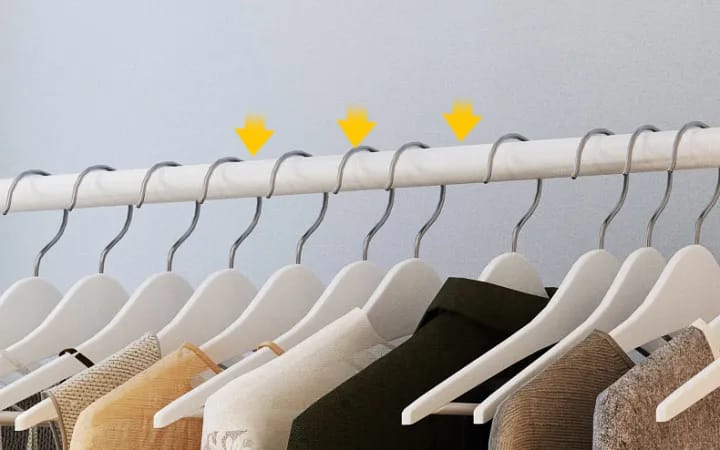 Large Extra Wide Coat Hanging Stand Wardrobe Clothes Hanger Rack (White) - image 2